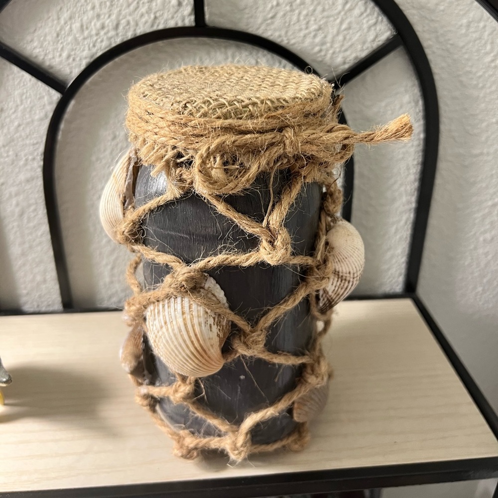 Sea Shell Mason Jar Home Decor